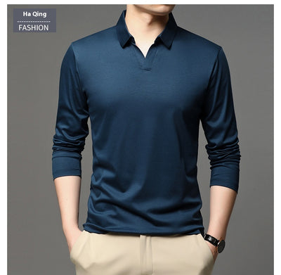 Camisa Casual de Algodón Puro para Hombre - Manga Larga Clásica - Image 7