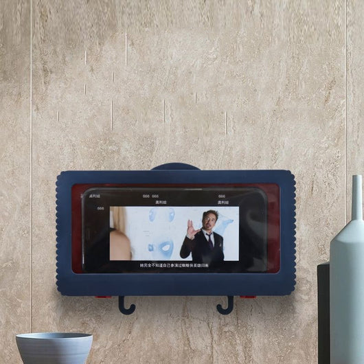 Soporte Impermeable para Teléfono de Baño con Almacenamiento sin Perforación - Image 3