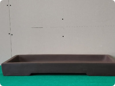 Maceta Rectangular Extragrande de Barro Púrpura con Opción de Drenaje - Image 9