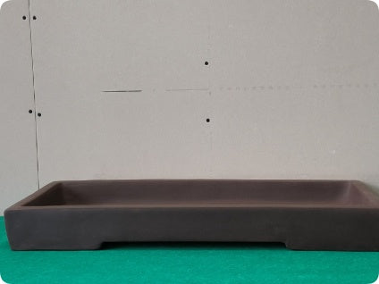 Maceta Rectangular Extragrande de Barro Púrpura con Opción de Drenaje - Image 9