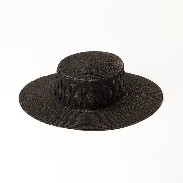 Sombrero de Paja con Diseño Reticulado - Protección Solar para Exteriores - Image 6