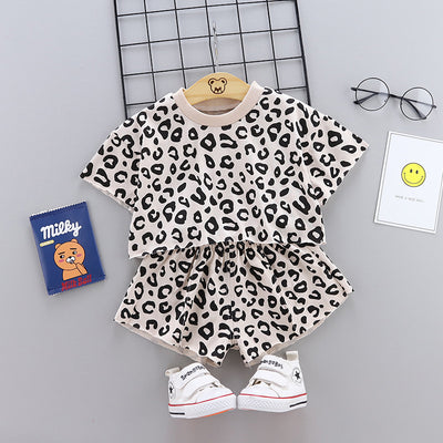 Conjunto de Dos Piezas Estampado Leopardo para Niñas - Image 7