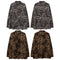 Camisa Vintage Estampado Leopardo Moda Americana para Hombre