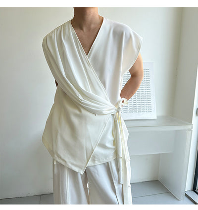 Blusa Minimalista Holgada sin Tirantes para Hombre y Mujer - Image 18