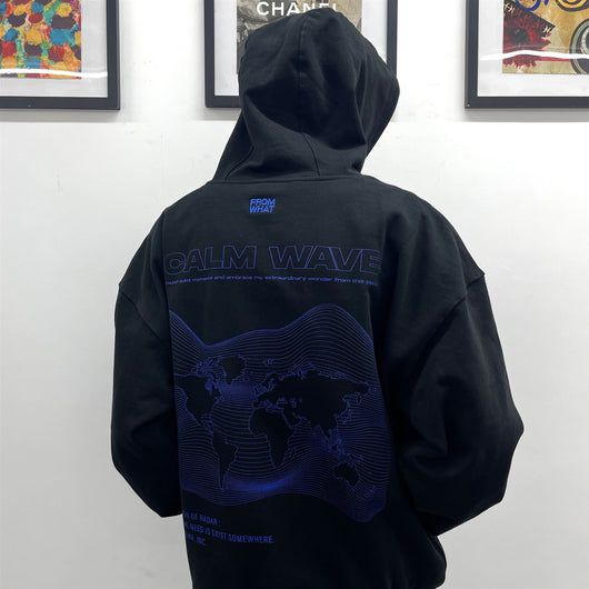 Sudadera con Capucha Estampada Primavera Otoño para Hombre