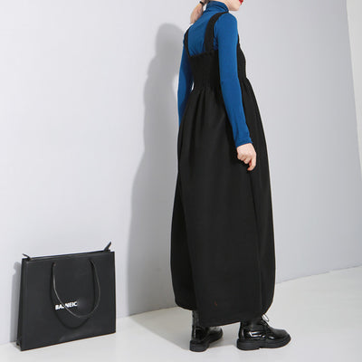 Pantalón Ancho Plisado con Tirantes Ajustables - Diseño Oversize Primavera Verano - Image 11