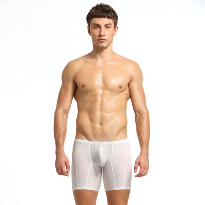 Calzoncillos Largos Hombre Seda de Hielo Anti-fricción - Image 5