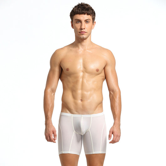 Calzoncillos Largos Hombre Seda de Hielo Anti-fricción - Image 5