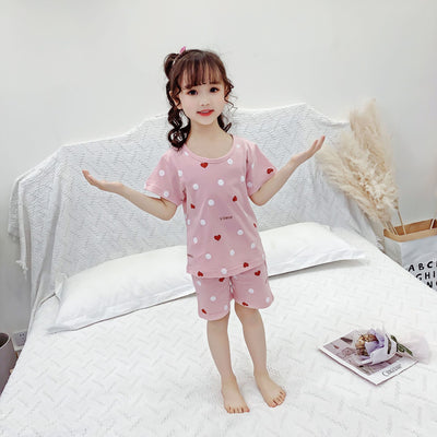 Pijama Infantil Niña Verano Algodón Manga Corta Dos Piezas - Image 11