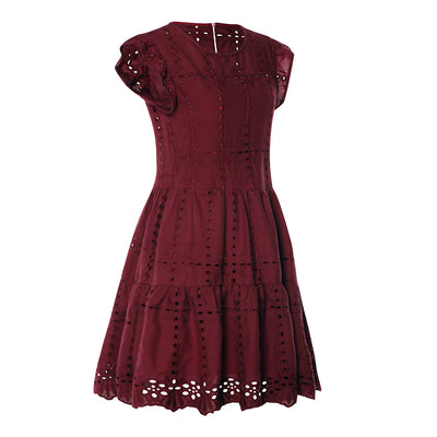 Vestido Casual de Algodón con Bordado Calado - Image 42