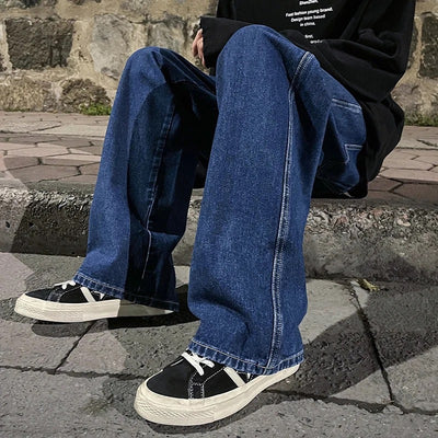 Jeans Rectos Holgados Diseño Americano para Hombre - Image 20