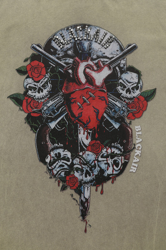Playera Manga Larga Calavera Dark Demon para Hombre - Image 12