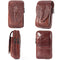 Cartera Vertical de Cuero para Celular con Múltiples Compartimentos
