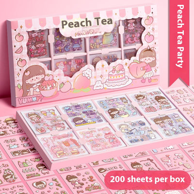 200 Stickers Impermeables para Tienda de Campaña con Diseño Cartoon - Image 7