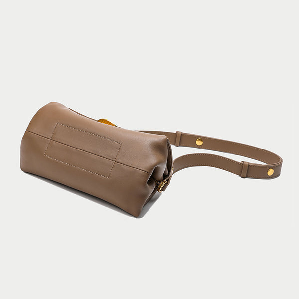 Bolso Mensajero de Cuero Genuino - Diseño Minimalista y Versátil