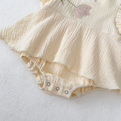 Vestido Princesa Niña Verano con Bordado Coreano - Enterizo Elegante - Image 28