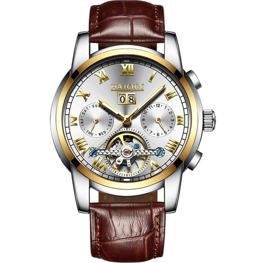 Reloj Automático Mecánico Hueco Luminoso Resistente al Agua para Hombre - Image 15