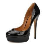 Zapatos de Tacón Alto Escotados para Mujer Talla Grande sin Cordones - Image 12