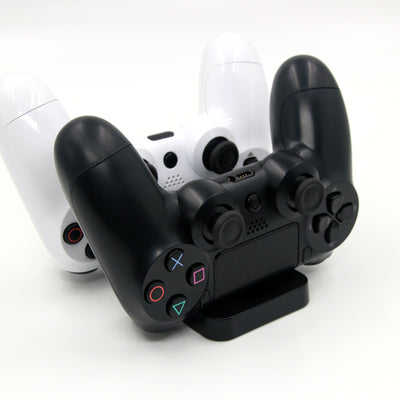 Estación de Carga Dual para Controles PS4 - Base Cargadora Compatible con PS4 Slim y PS4 Pro - Image 3