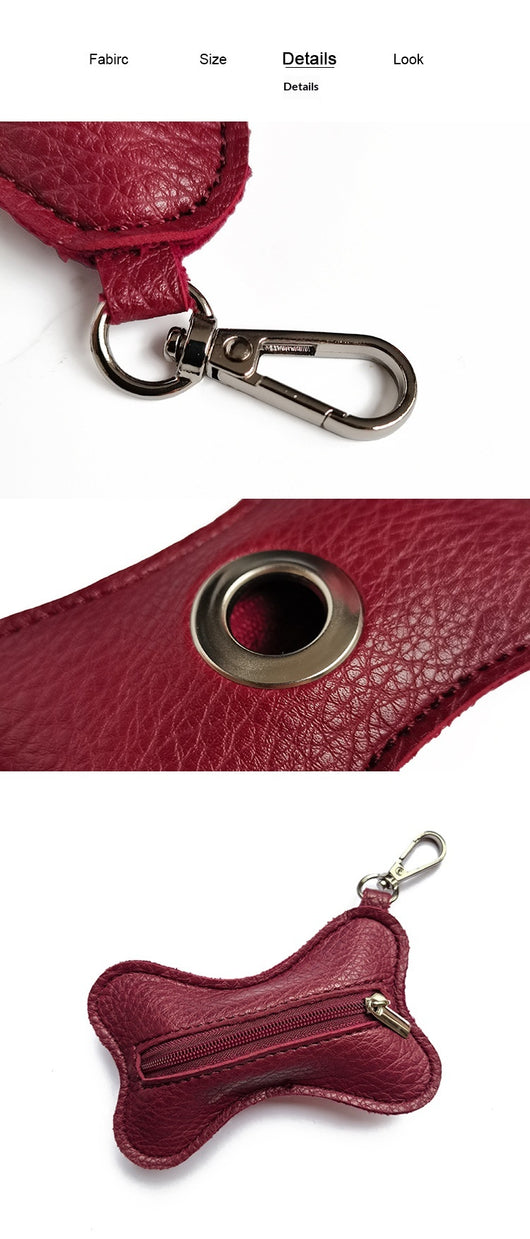 Dispensador de Bolsas para Desechos de Mascotas en Cuero PU Portátil - Image 14