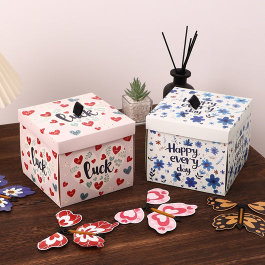 Caja Sorpresa con Mariposas Voladoras - Regalo Creativo para Cumpleaños y Celebraciones - Image 3