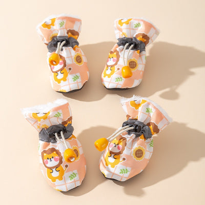 Botines Cálidos para Perros con Suela Suave y Diseño Escocés - Image 3
