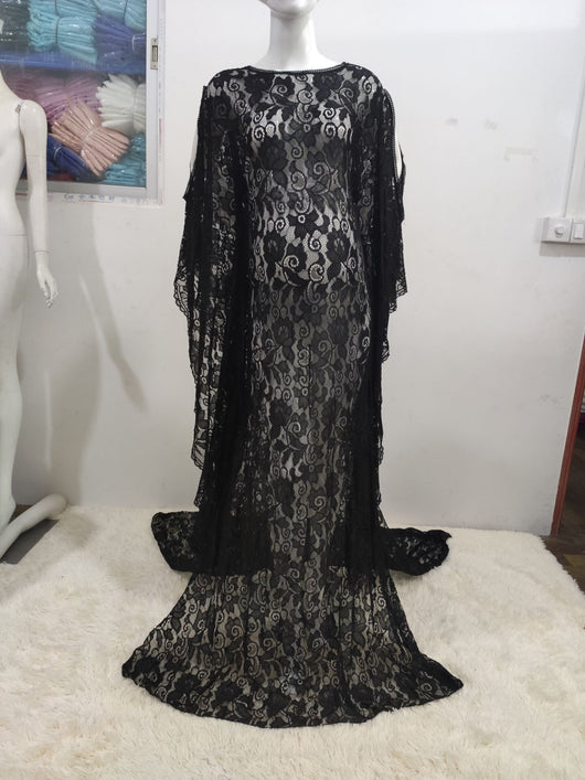 Vestido Maternal de Encaje con Cordón Ajustable - Image 17