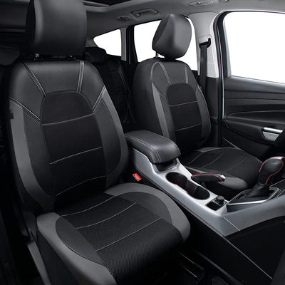 Funda de Asiento de Auto con Costura Sándwich en Cuero PU Premium - Image 25