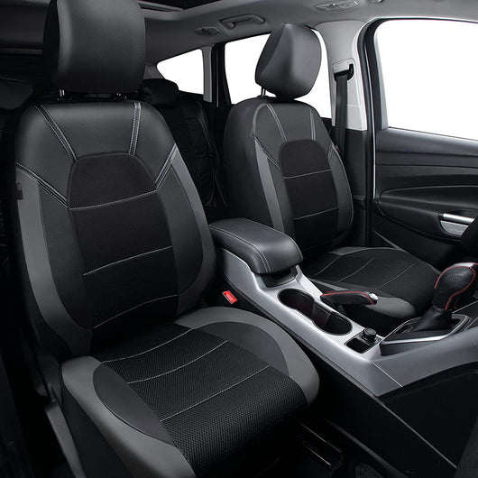 Funda de Asiento de Auto con Costura Sándwich en Cuero PU Premium - Image 25