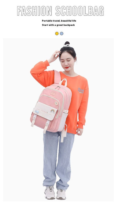 Chaqueta Impermeable de Moda Casual para Estudiantes de Secundaria - Image 14