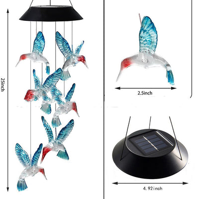 Luces Solares Decorativas Colibrí para Jardín y Patio - Image 10