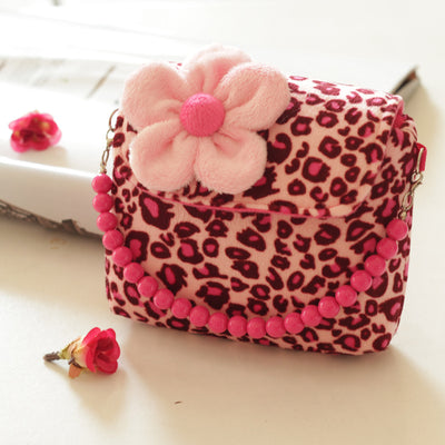 Bolsa Mensajera Infantil con Cadena de Perlas - Diseño Princesa Floral - Image 4