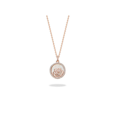 Collar de Pareja Calavera Rosa Plata de Ley - Diseño Alternativo y Personalizado - Image 13