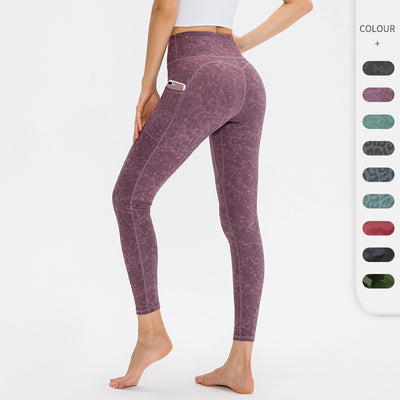 Pantalones Deportivos Ajustados Cintura Alta Levanta Glúteos Secado Rápido - Image 7