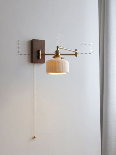 Lámpara de Pared Giratoria Retro Estilo Japonés para Cabecera - Image 4