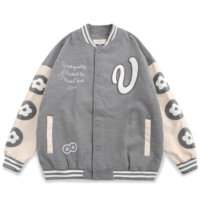 Chaqueta Bordada con Flores de Terciopelo para Hombre - Image 13