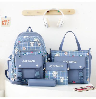 Mochila Escolar Primaria para Niñas - Set de Cuatro Piezas - Image 25