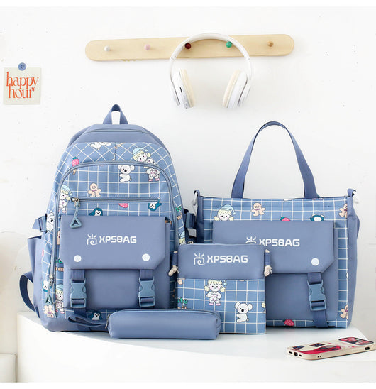 Mochila Escolar Primaria para Niñas - Set de Cuatro Piezas - Image 25