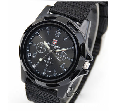 Reloj Militar con Correa Trenzada de Nylon - Image 2