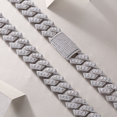 Conjunto Jinba Legend con Moissanita Premium - Collar y Cadena en Plata S925 - Image 10