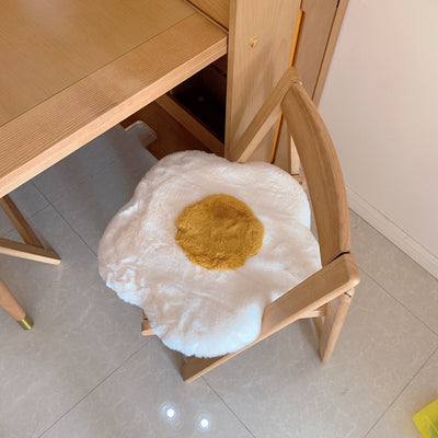 Cojín de Memoria Floral con Pelaje de Conejo Sintético - Cómodo Soporte para Cadera - Image 14