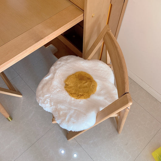 Cojín de Memoria Floral con Pelaje de Conejo Sintético - Cómodo Soporte para Cadera - Image 14