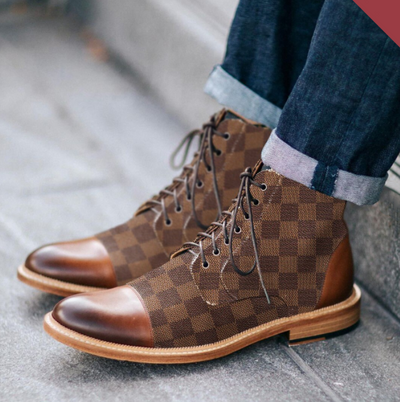 Botas Martin de Caña Baja con Cordones Frontales para Hombre - Estilo Primavera - Image 3