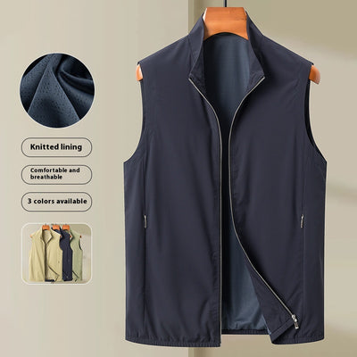 Chaleco Casual para Hombre Elegante y Cómodo con Cuello de Pie - Image 4