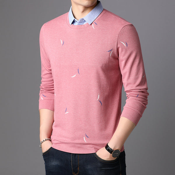 Camisa Tipo Polo con Cuello y Bajo Ajustado