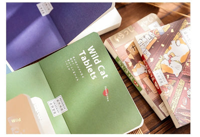 Cuaderno de Bolsillo Gato Montaña - Diario Ilustrado a Mano con Diseño Kawaii - Image 25