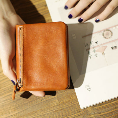 Billetera Minimalista de Cuero para Licencia de Conducir - Unisex Retro - Image 5