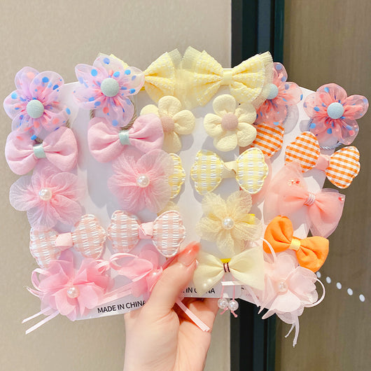 Clip de Cabello con Moño Floral para Niñas - Diseño Princesa Hada - Image 4