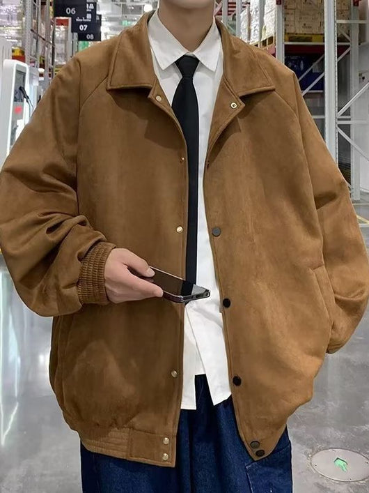 Chaqueta Suelta con Bordados para Hombre - Image 4