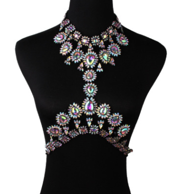 Cadena de Cuerpo Diamantada Sexy - Joyería de Moda Europea y Americana - Image 3